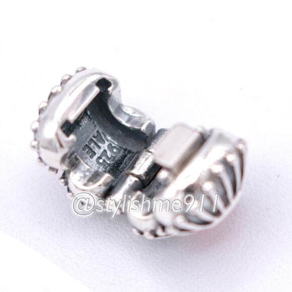 Rare Authentic PANDORA Pink Enamel Clip - 790578EN24 - Picture 9 of 15